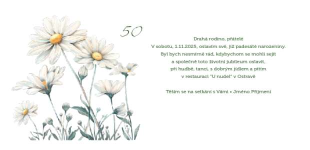 Pozvánka 25